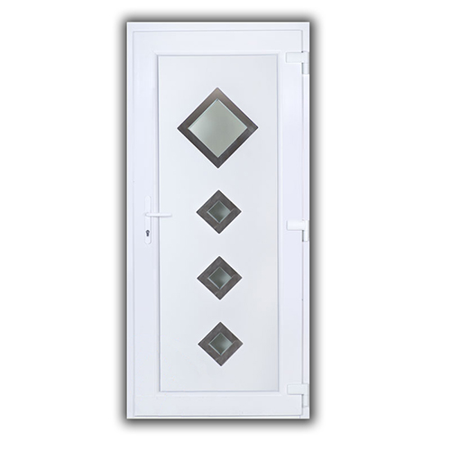 Wintech Basic Zengő 100x210 műanyag bejárati ajtó jobb | BBS Center